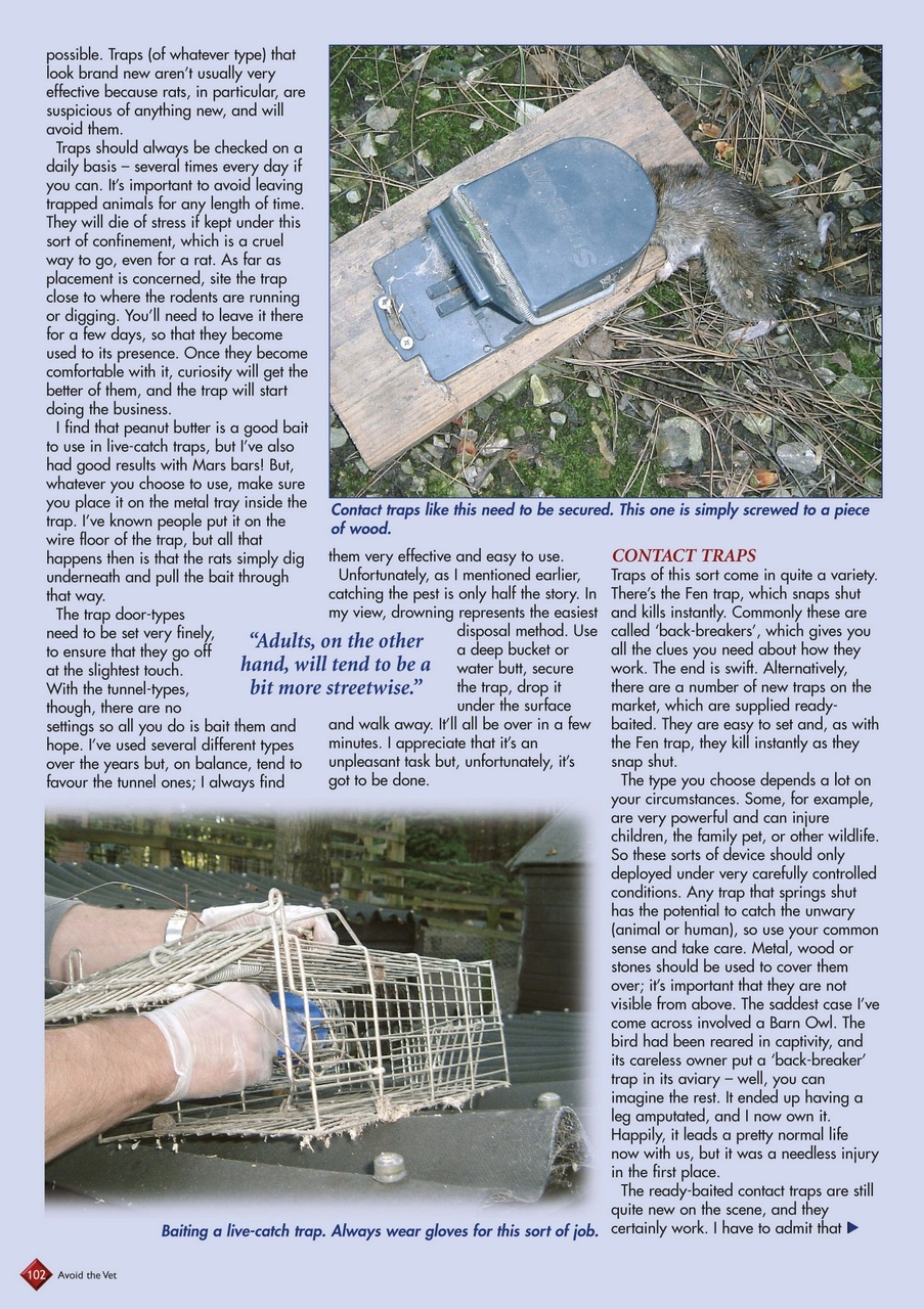 Avoid the Vet Preview Pages