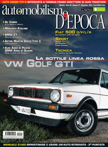 Automobilismo d'Epoca issue Automobilismo d'Epoca 11 2012