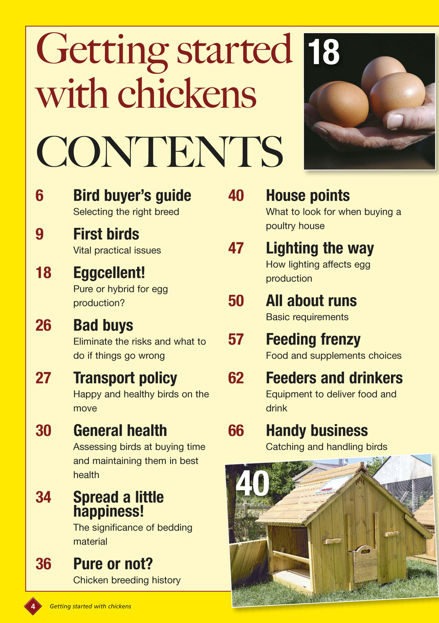 Getting started with chickens Preview Pages