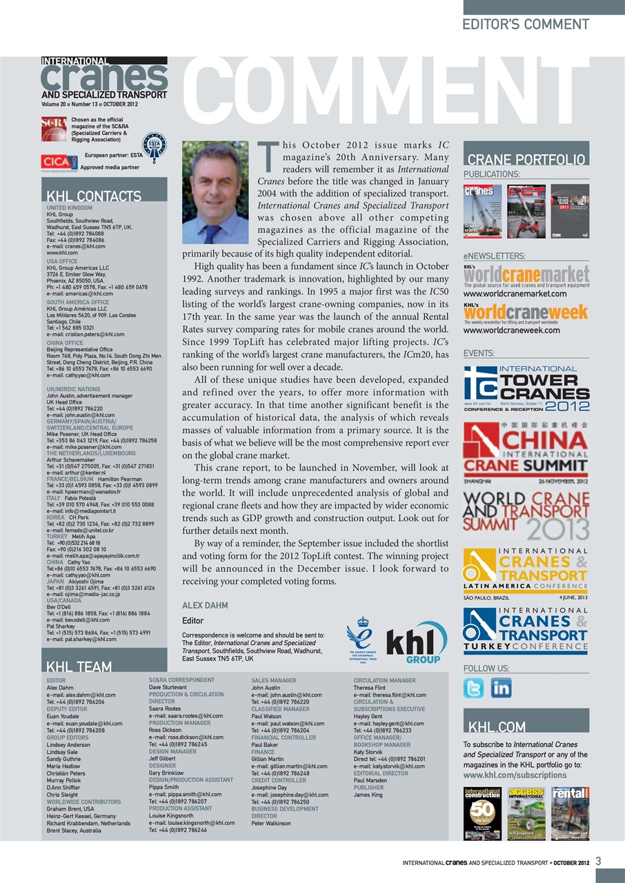 Int. Cranes and Specialized Transp Preview Pages