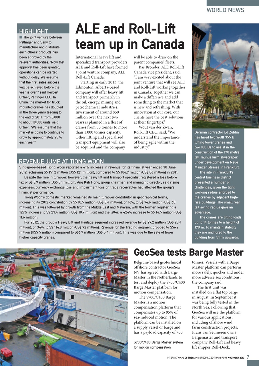 Int. Cranes and Specialized Transp Preview Pages