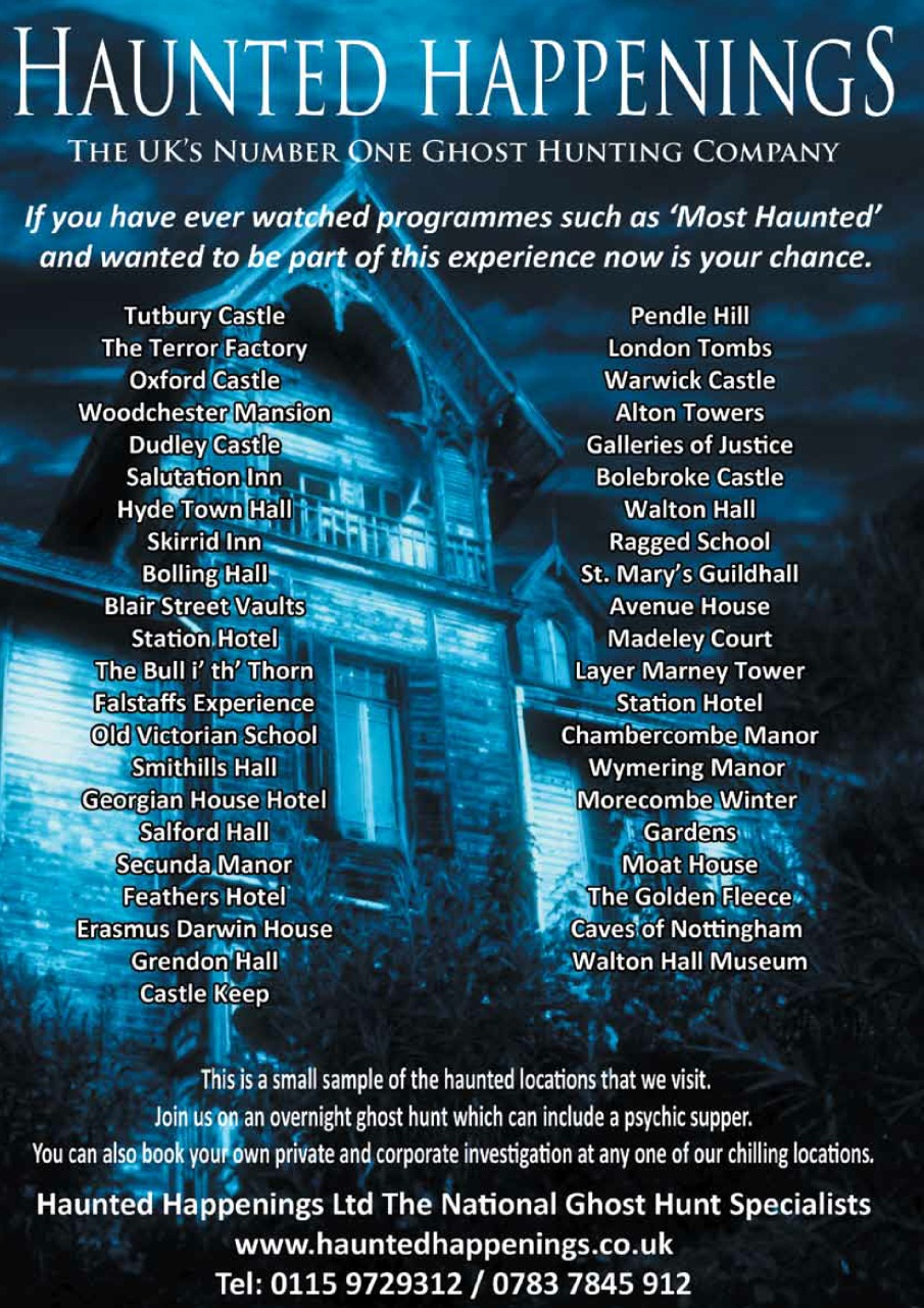 Haunted Magazine Preview Pages