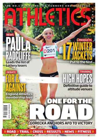 AW – Athletics Weekly Magazine issue AW October 18 2012