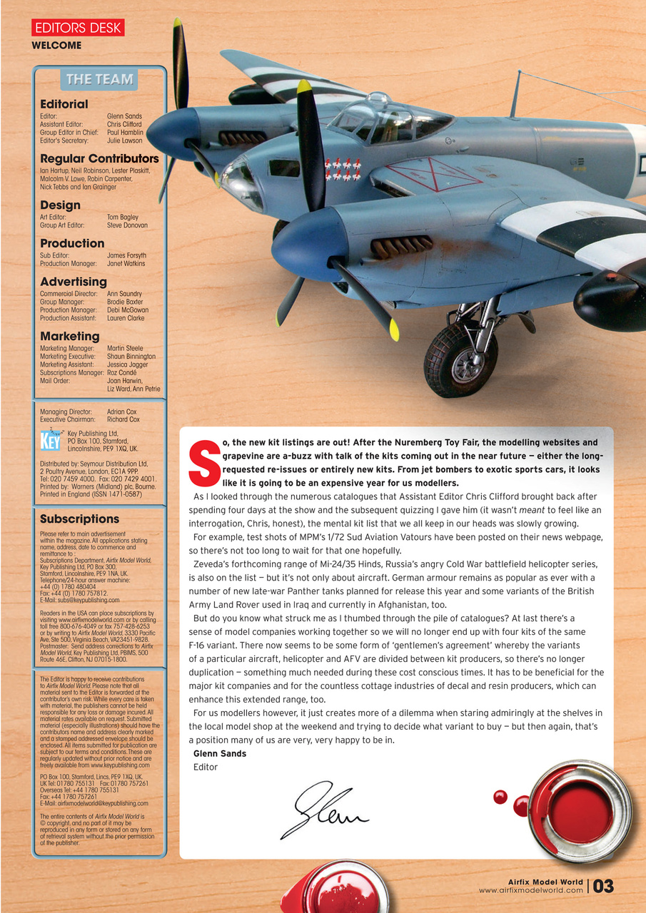 Airfix Model World Preview Pages