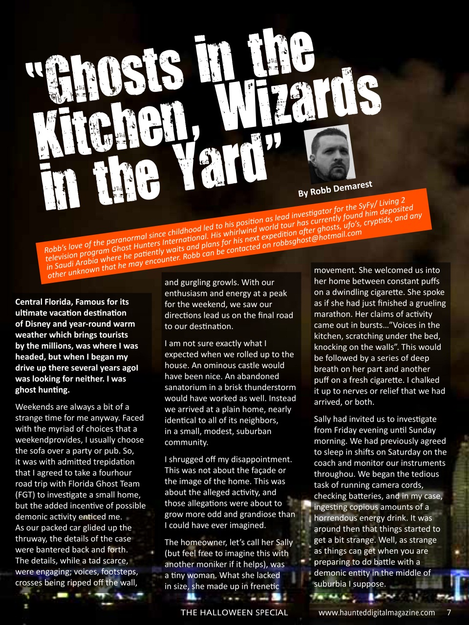 Haunted Magazine Preview Pages