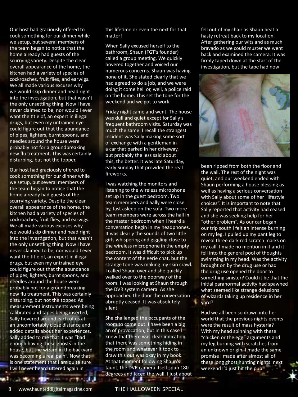 Haunted Magazine Preview Pages