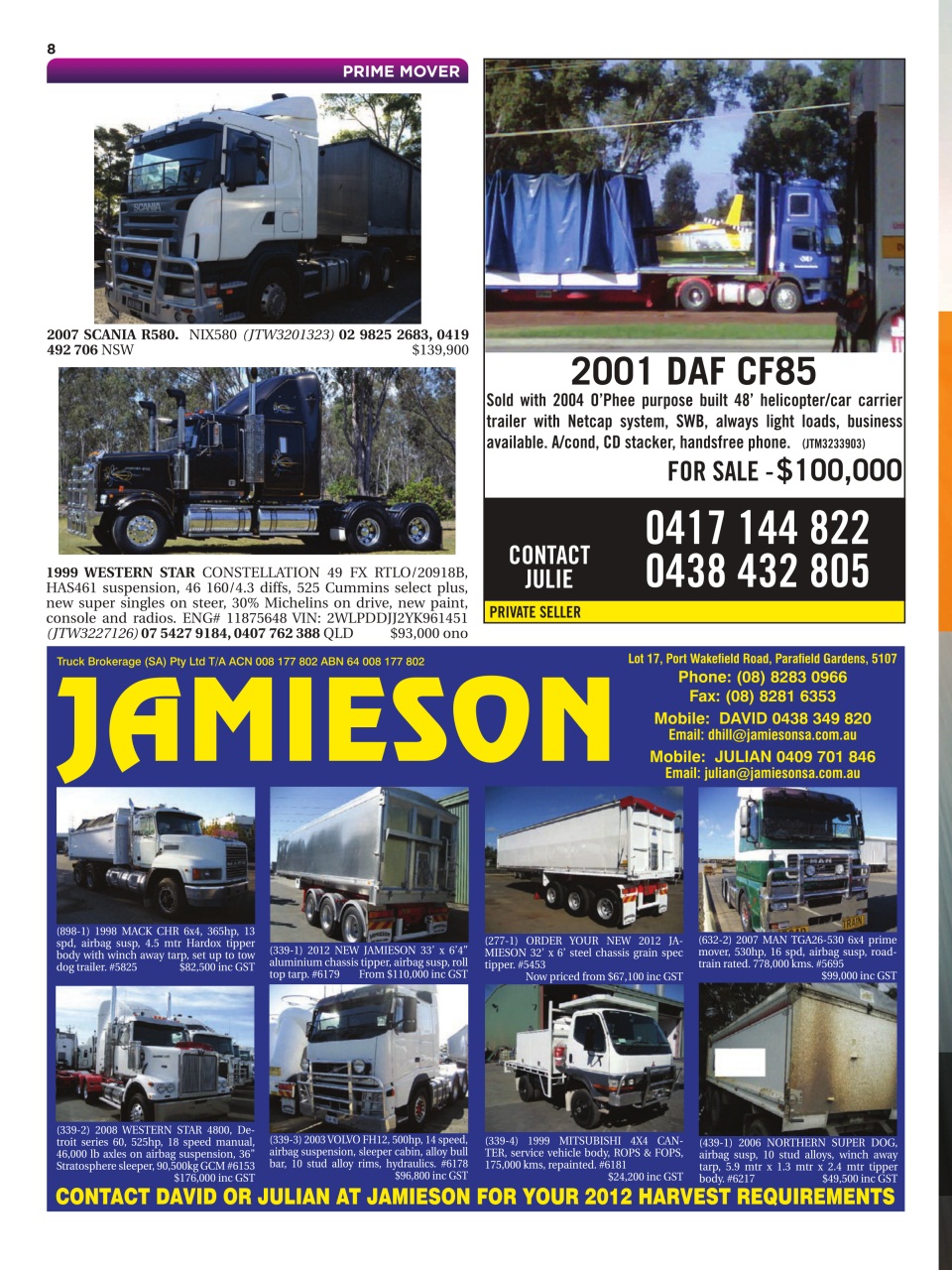 JUST TRUCKS Preview Pages