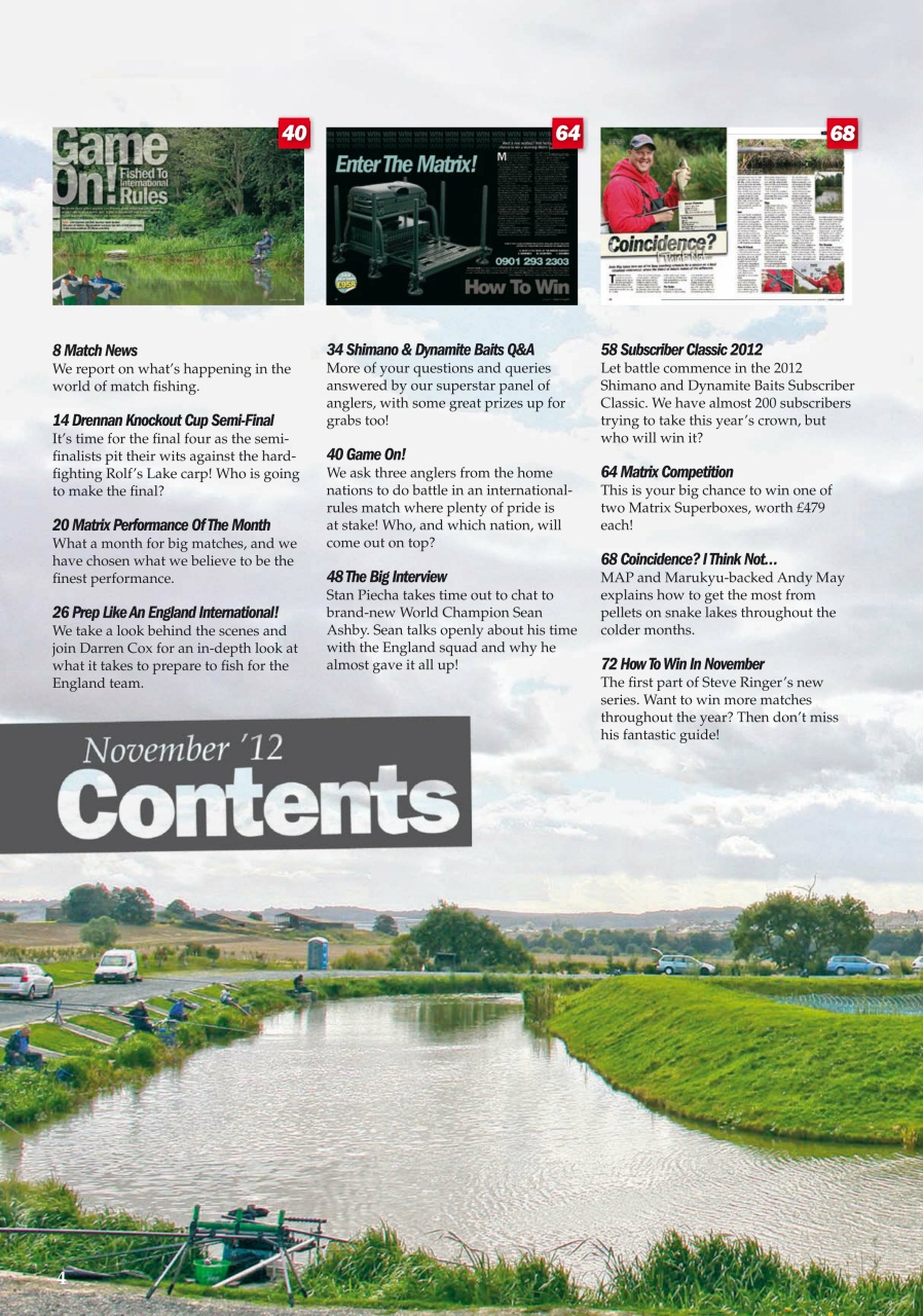 Match Fishing Preview Pages