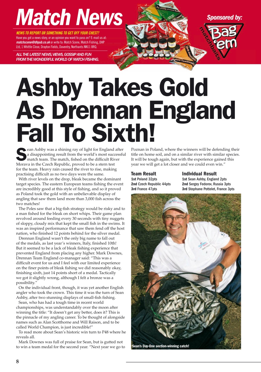 Match Fishing Preview Pages