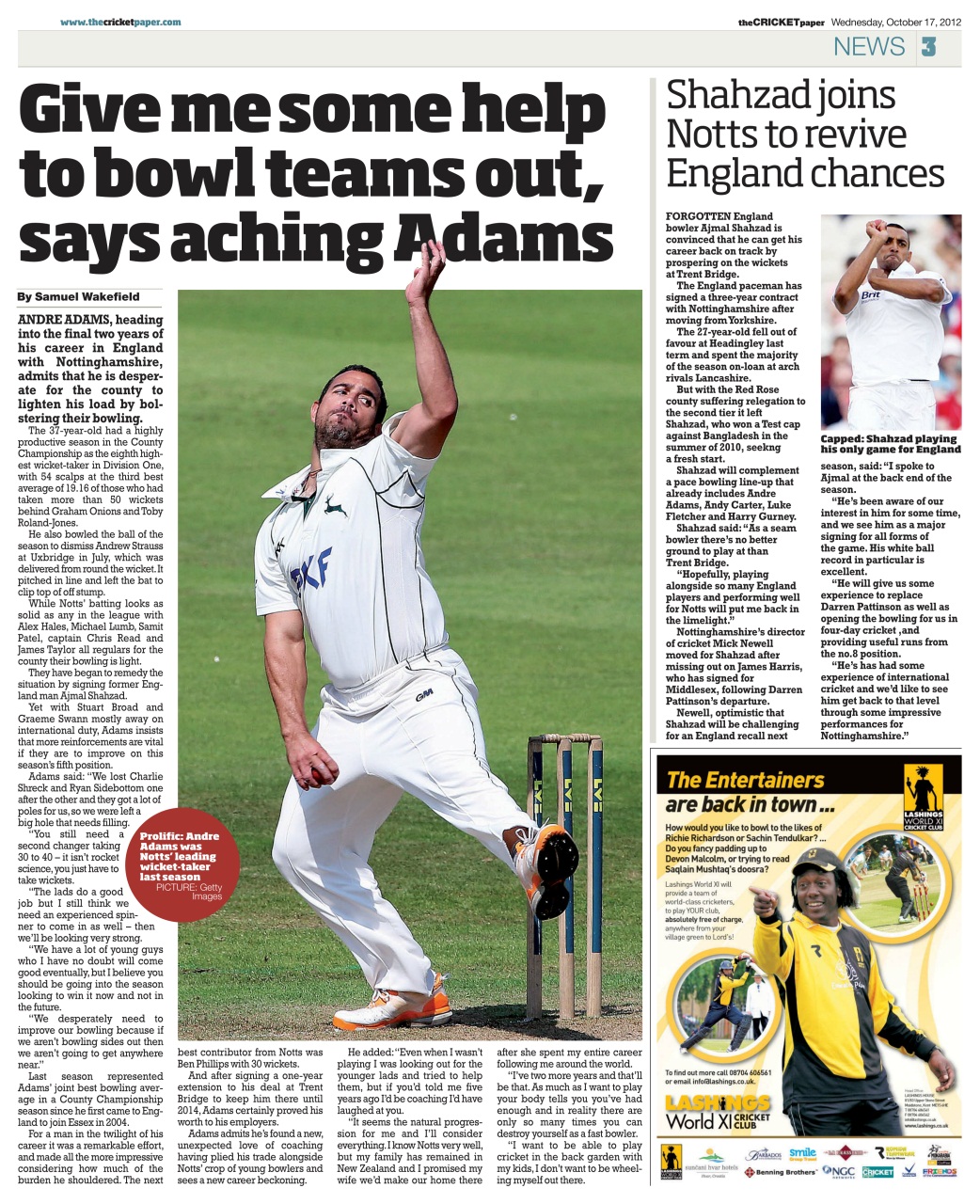 The Cricket Paper Preview Pages