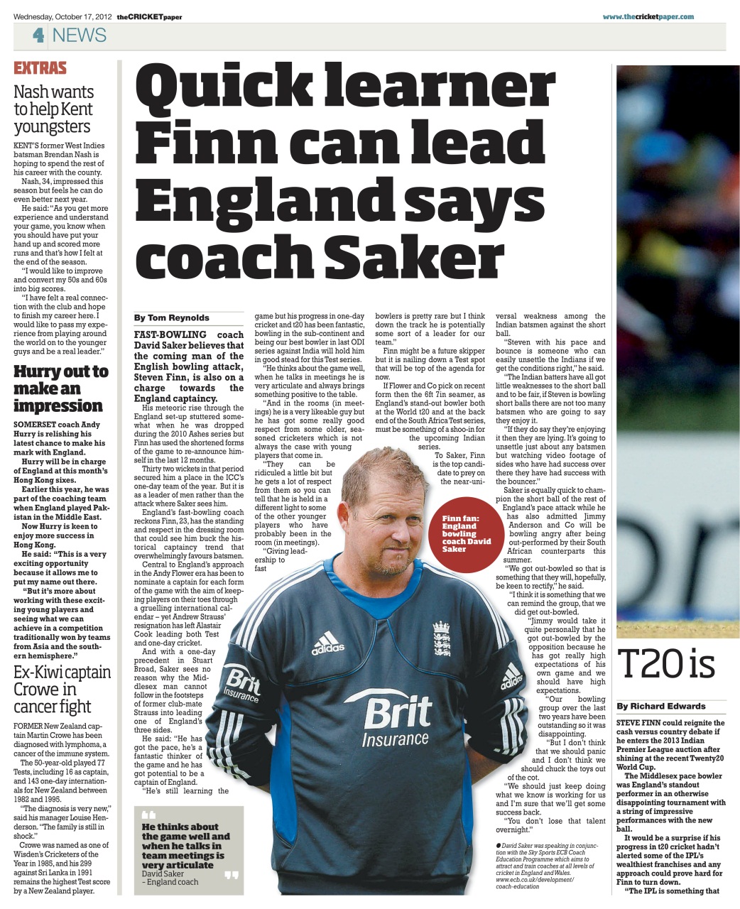 The Cricket Paper Preview Pages