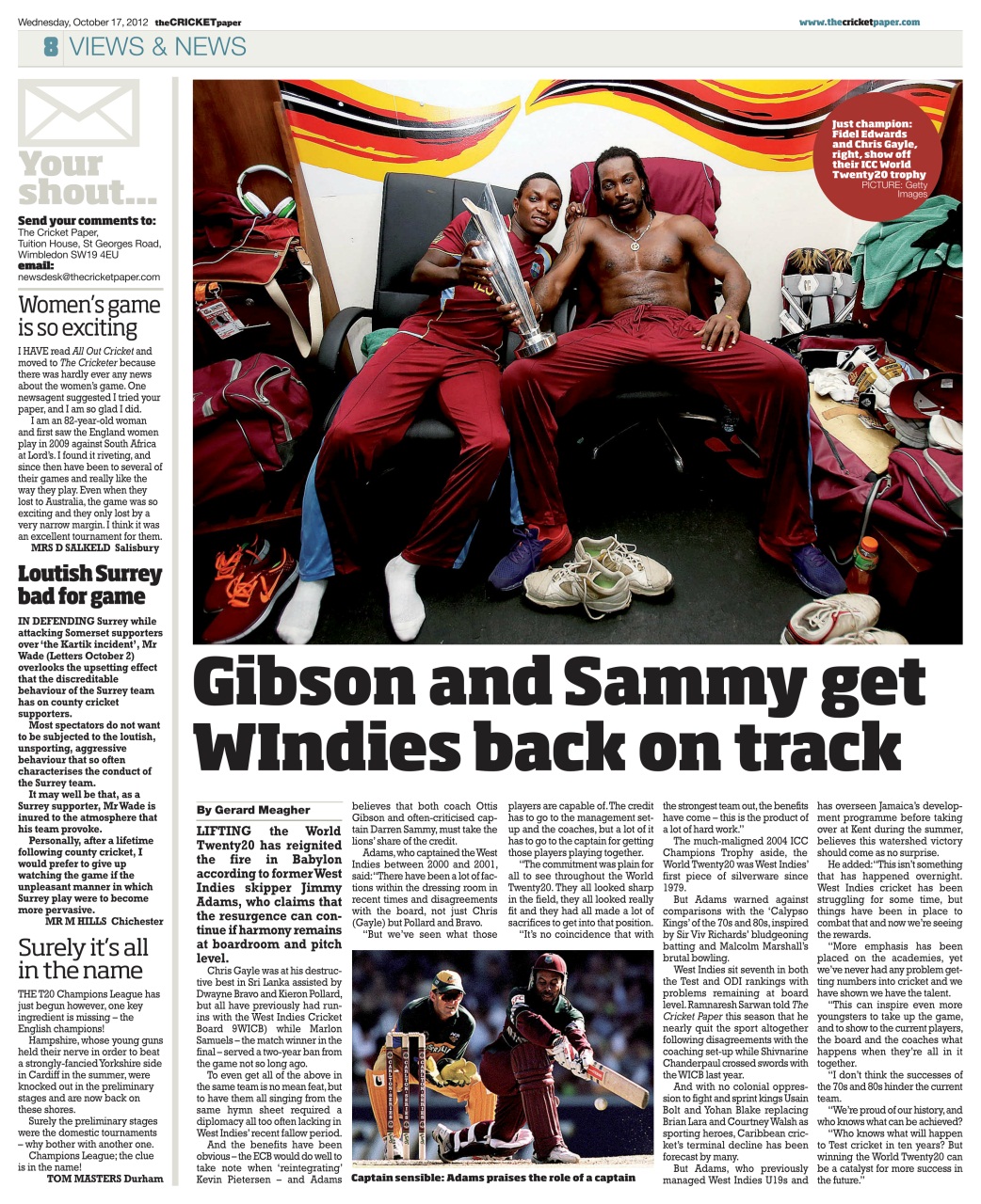 The Cricket Paper Preview Pages