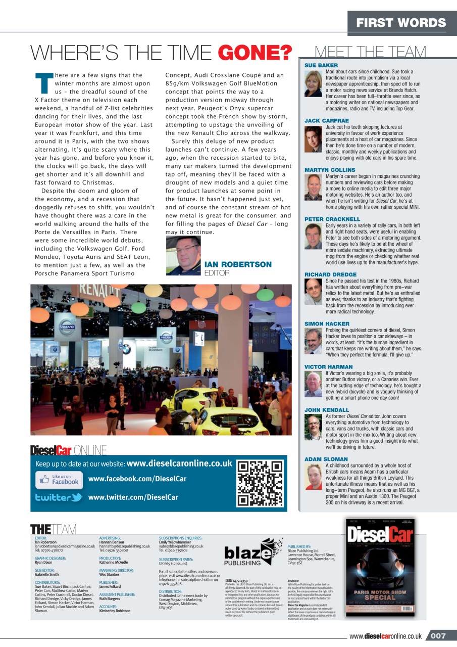 Diesel&EcoCar Magazine Preview Pages