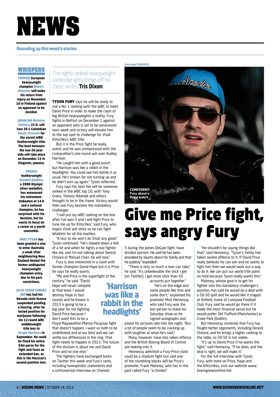 Boxing News Preview Pages