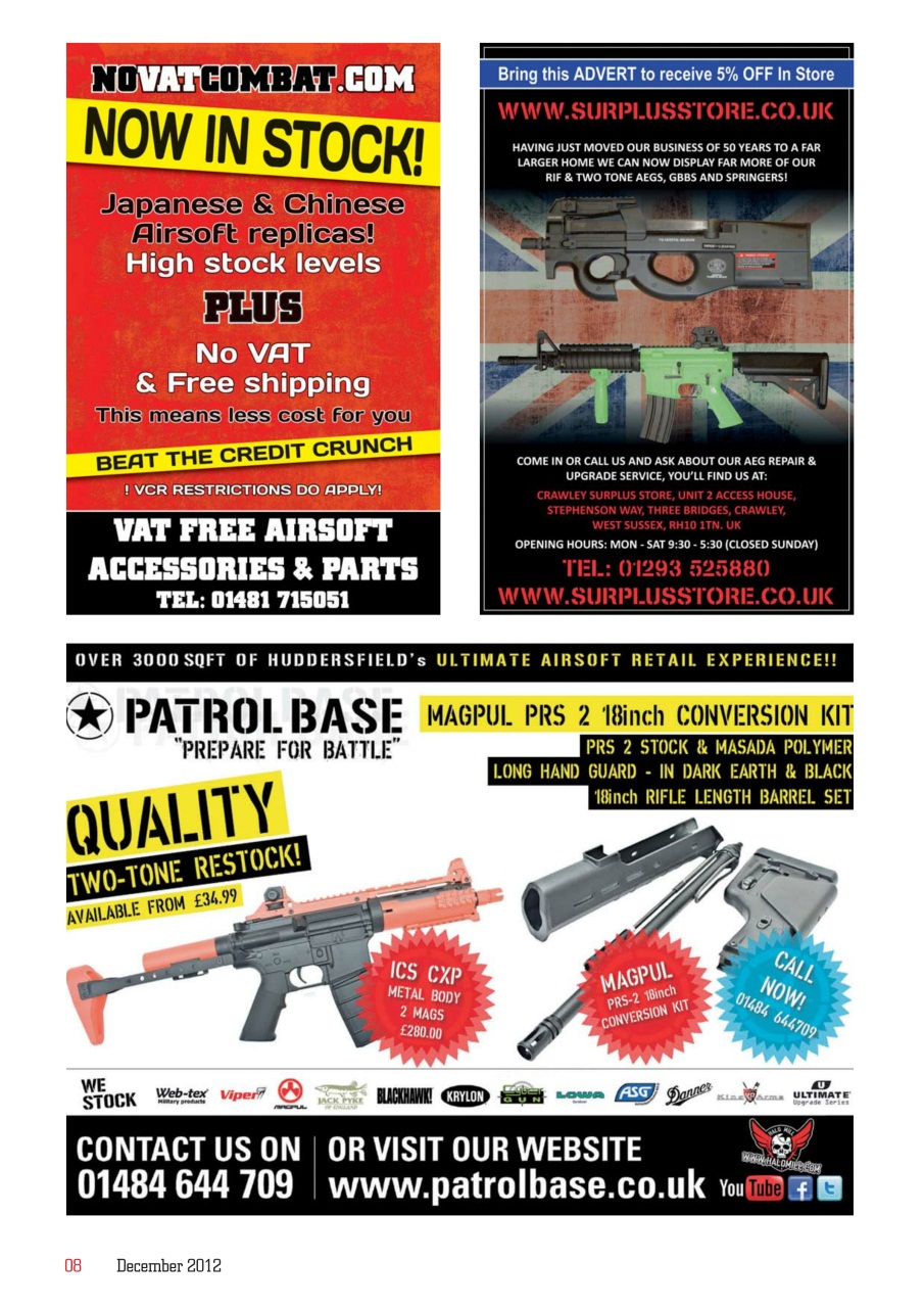 Airsoft Action Preview Pages