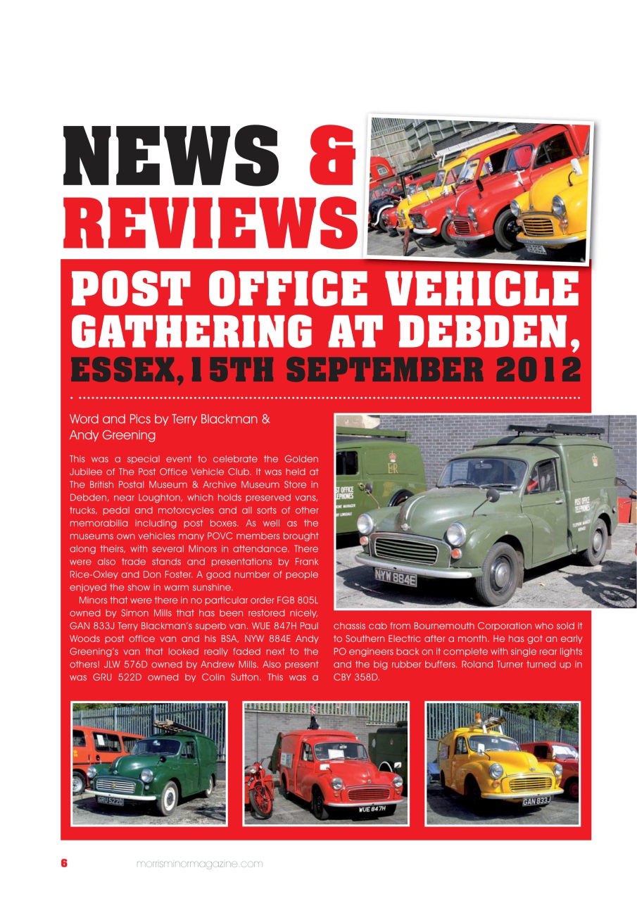 Morris Minor Magazine Preview Pages