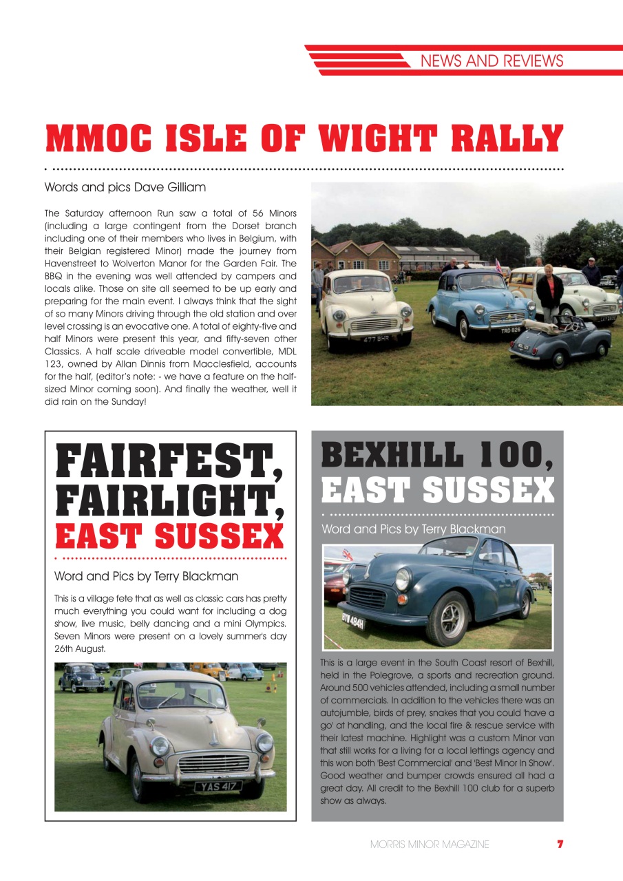 Morris Minor Magazine Preview Pages