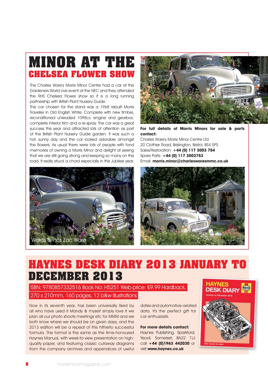 Morris Minor Magazine Preview Pages