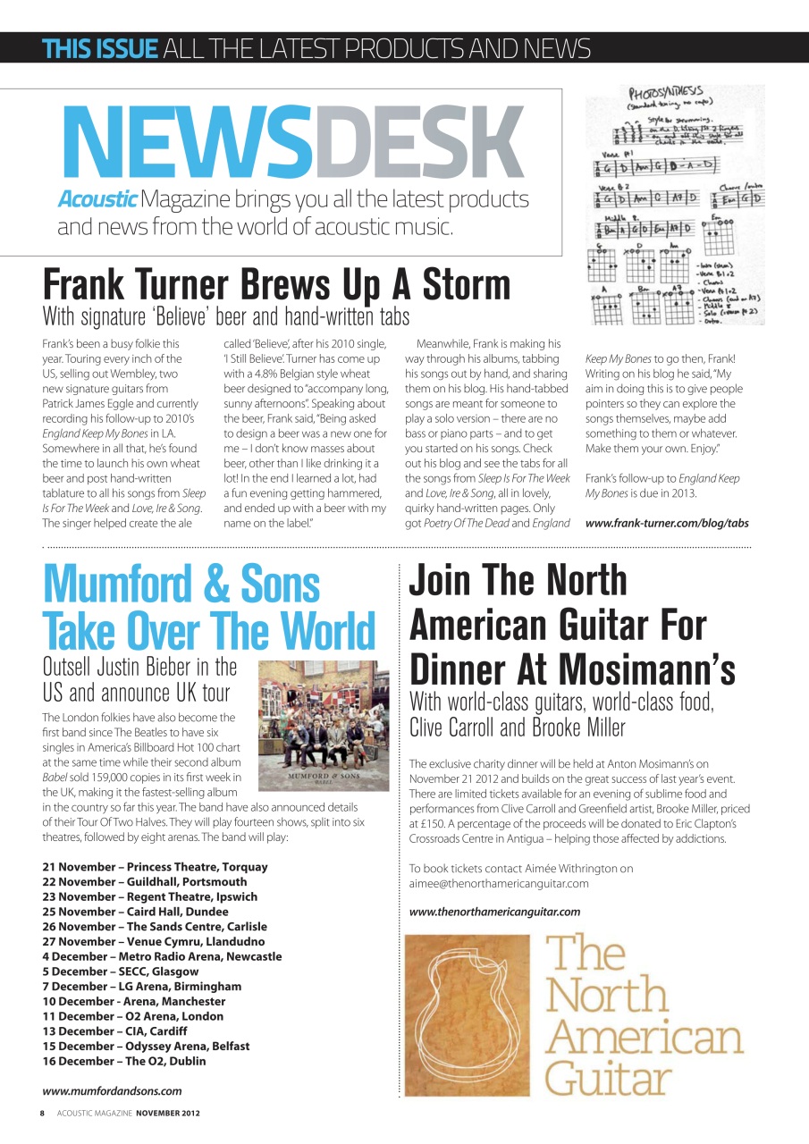 Acoustic Preview Pages