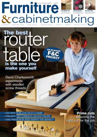 Furniture & Cabinetmaking issue December 2010