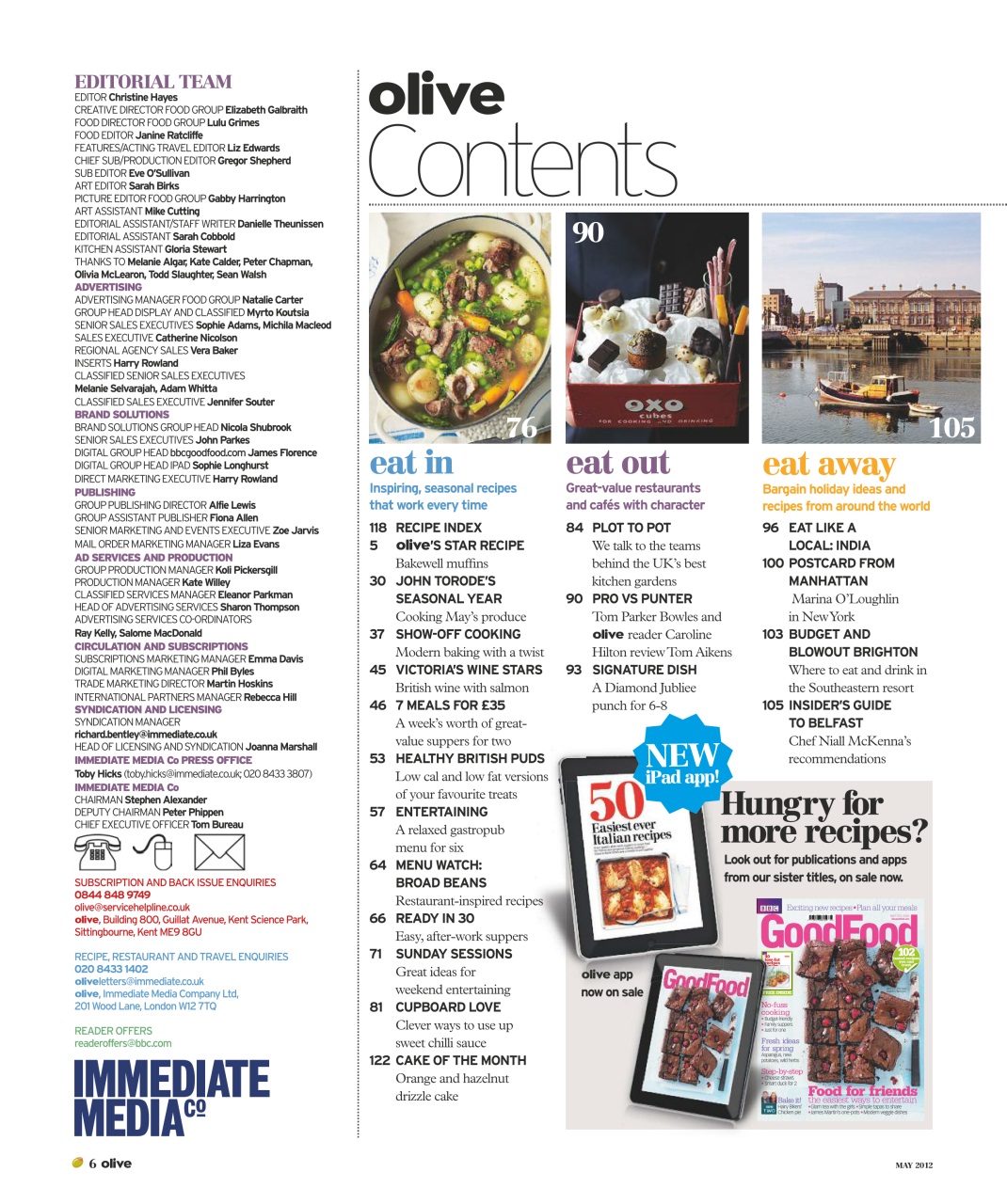 Olive Magazine Preview Pages