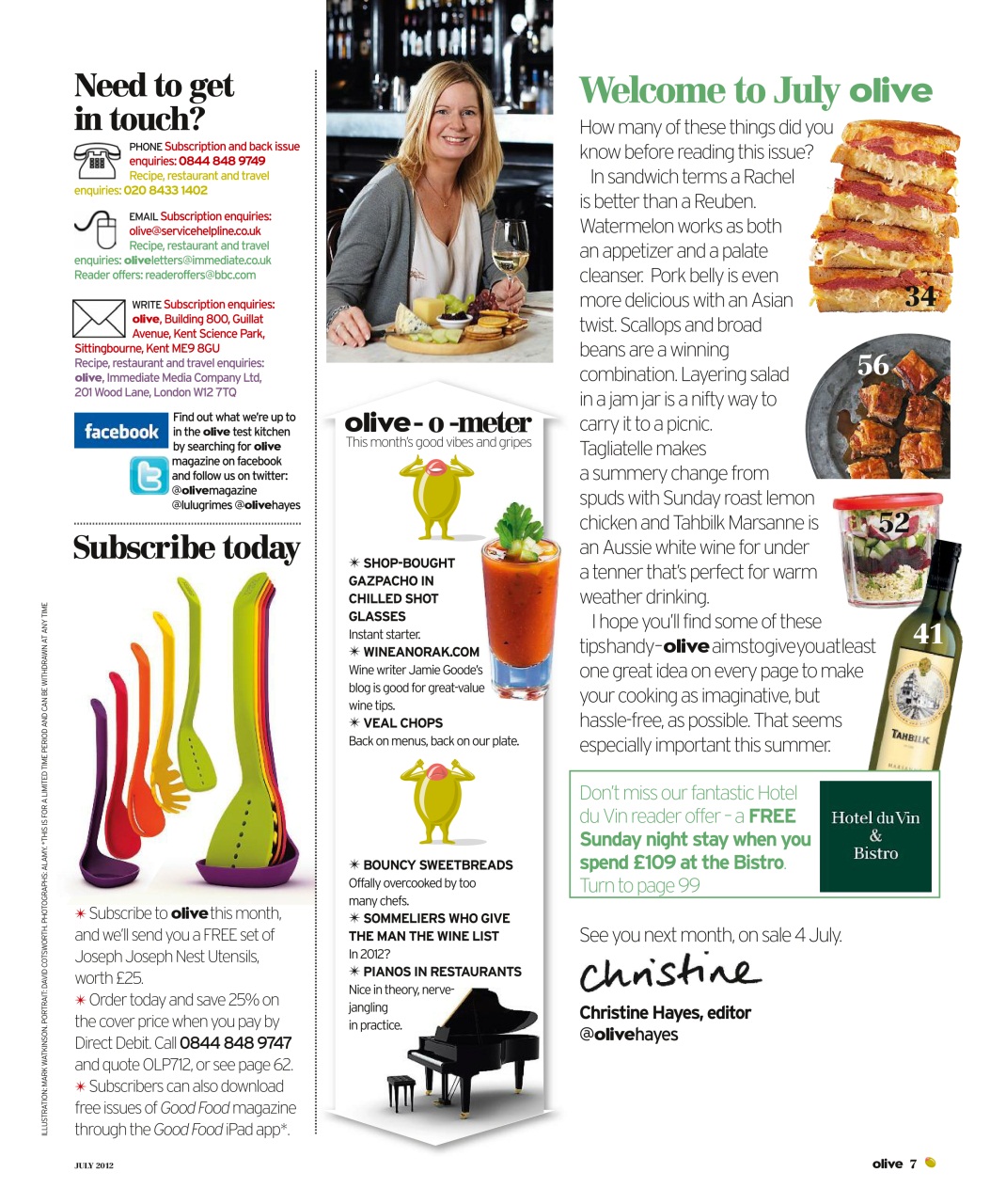 Olive Magazine Preview Pages