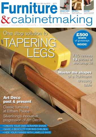 Furniture & Cabinetmaking issue August 2010