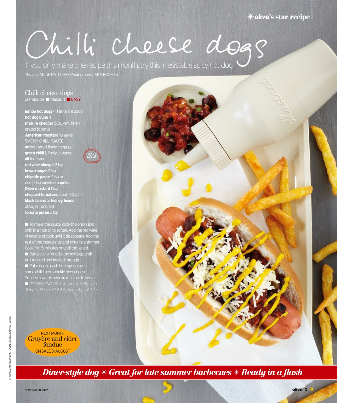 Olive Magazine Preview Pages