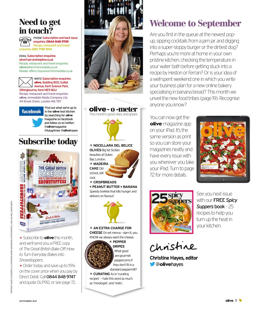 Olive Magazine Preview Pages