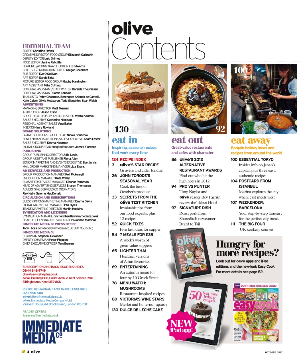 Olive Magazine Preview Pages