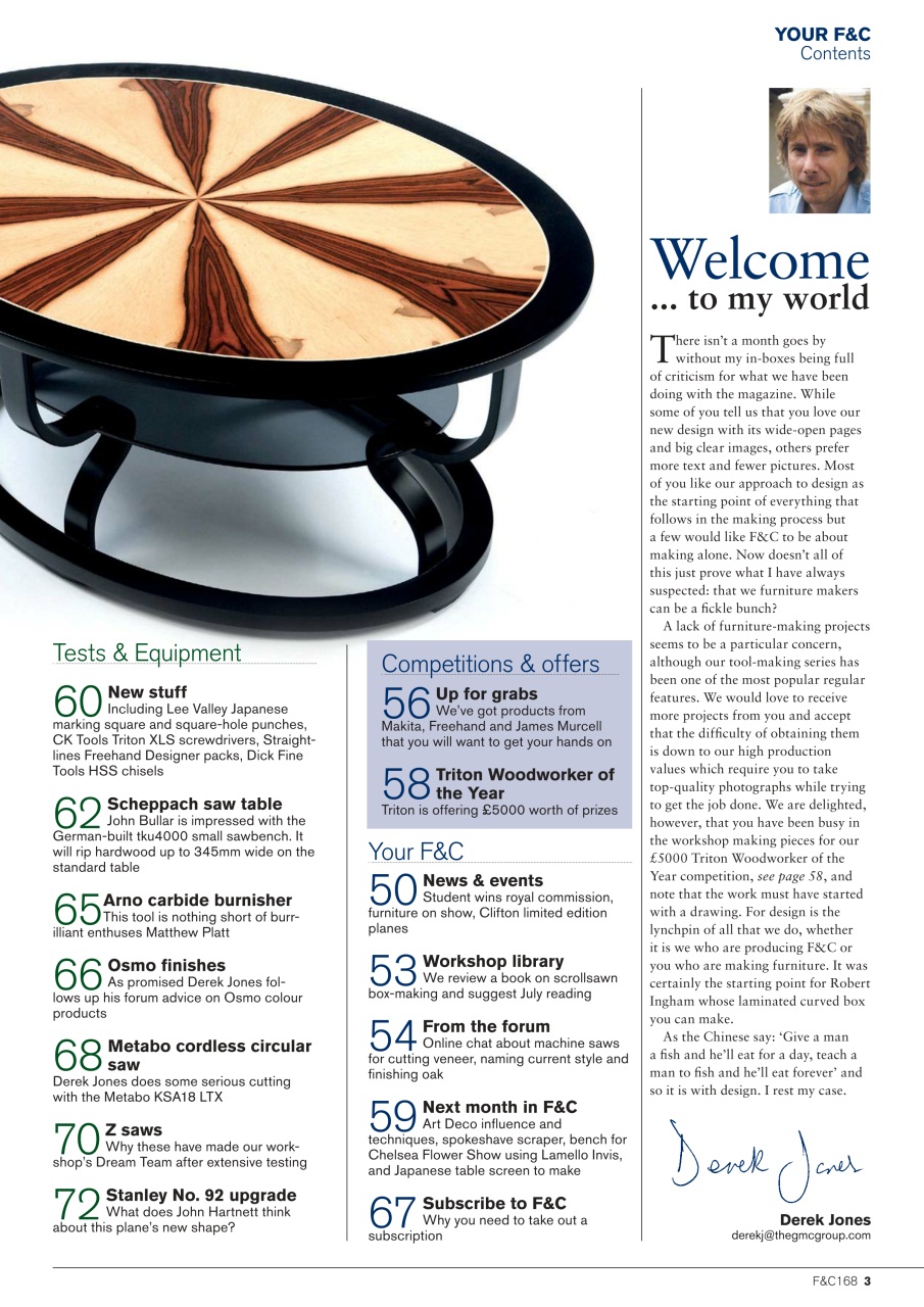 Furniture & Cabinetmaking Preview Pages