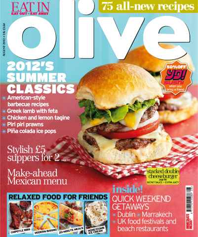 Olive Magazine issue August 2012