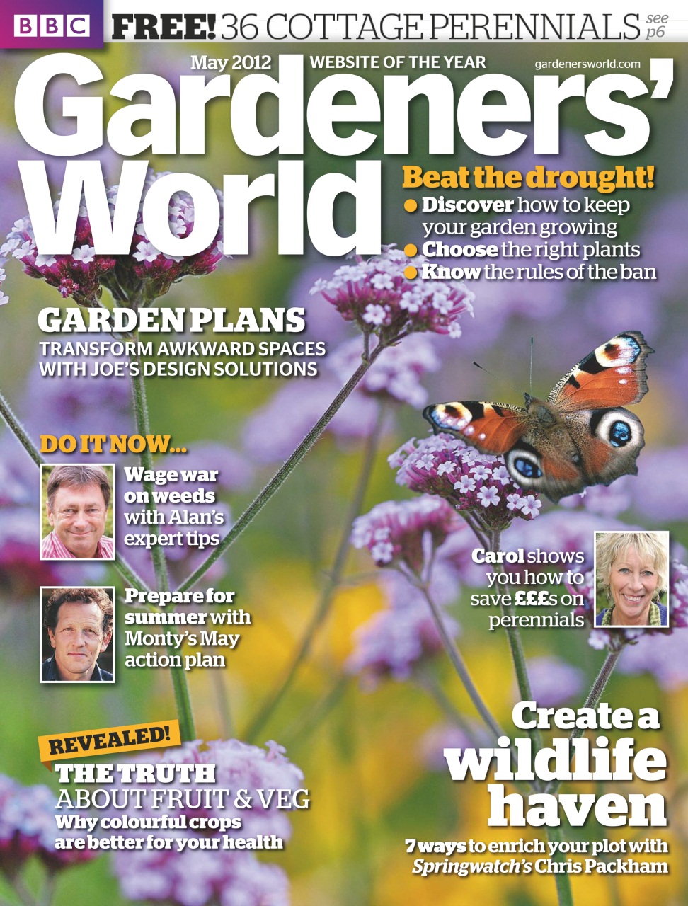BBC Gardeners’ World Magazine Preview Pages