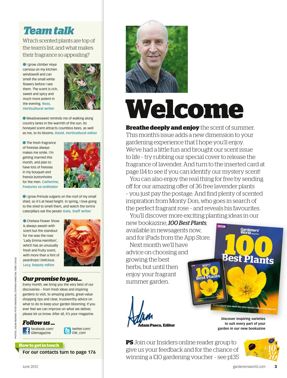 BBC Gardeners’ World Magazine Preview Pages