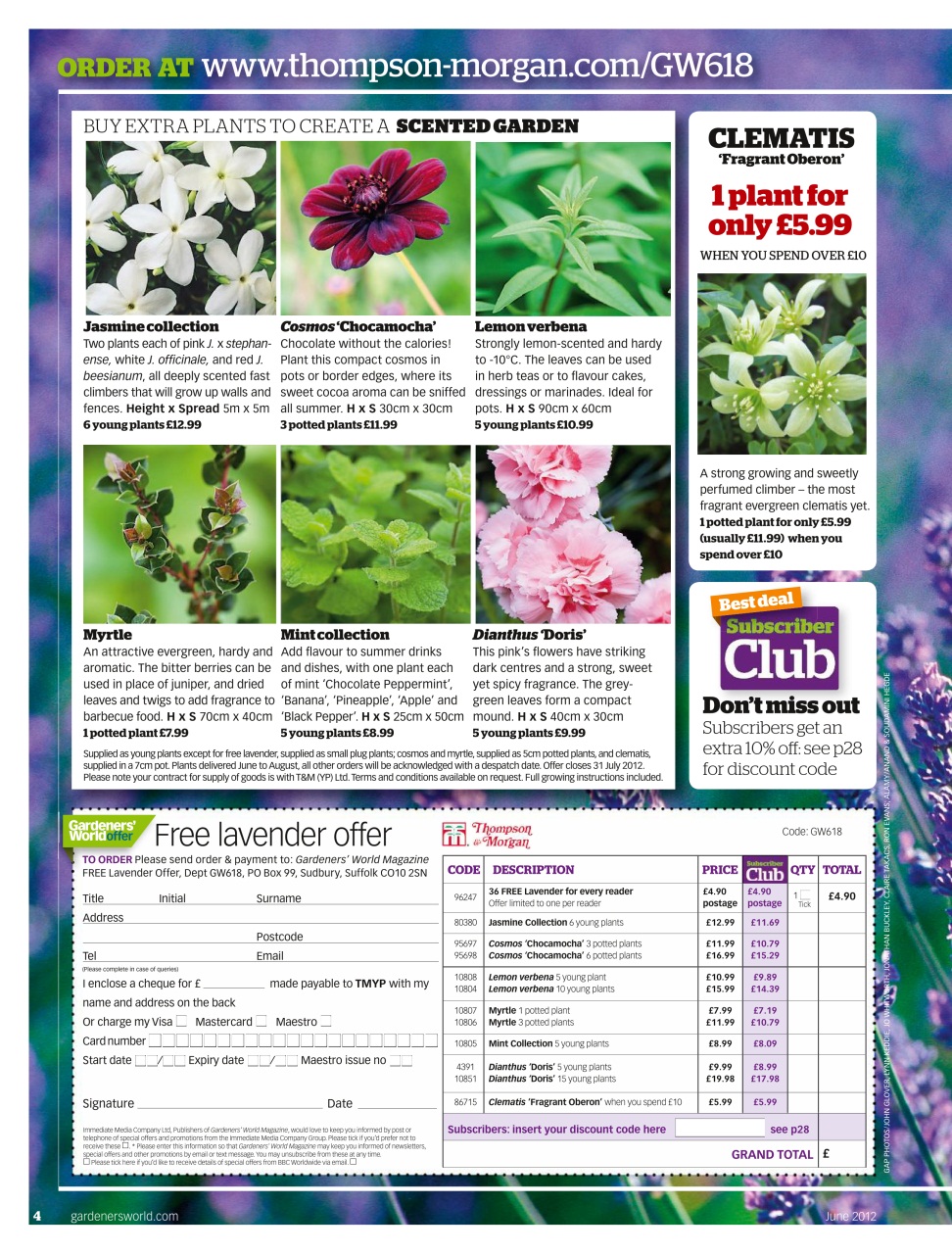 BBC Gardeners’ World Magazine Preview Pages