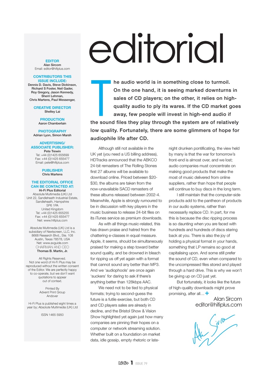 hi-fi+ Global Network Preview Pages