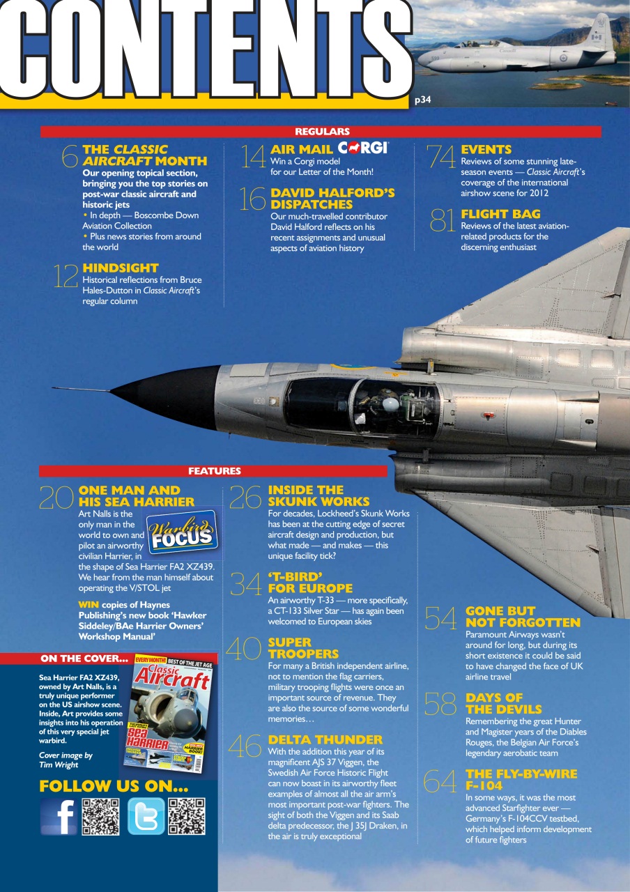 Classic Aircraft Preview Pages