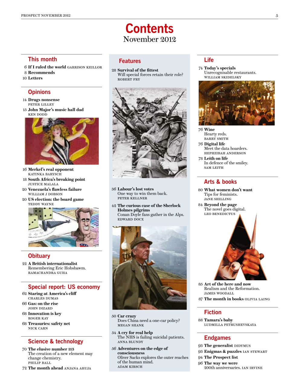 Prospect Magazine Preview Pages