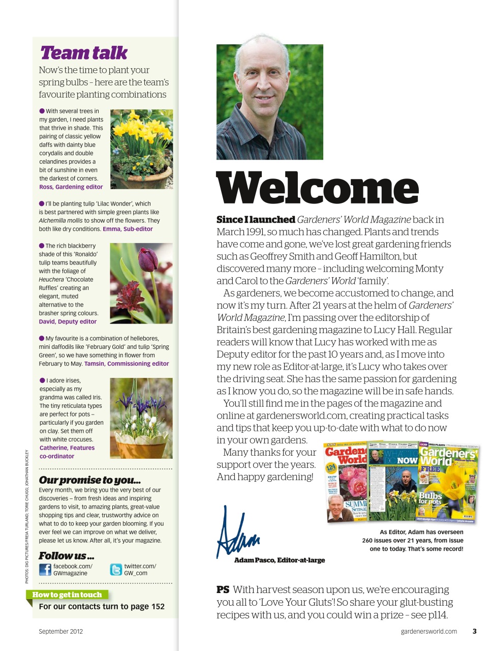 BBC Gardeners’ World Magazine Preview Pages