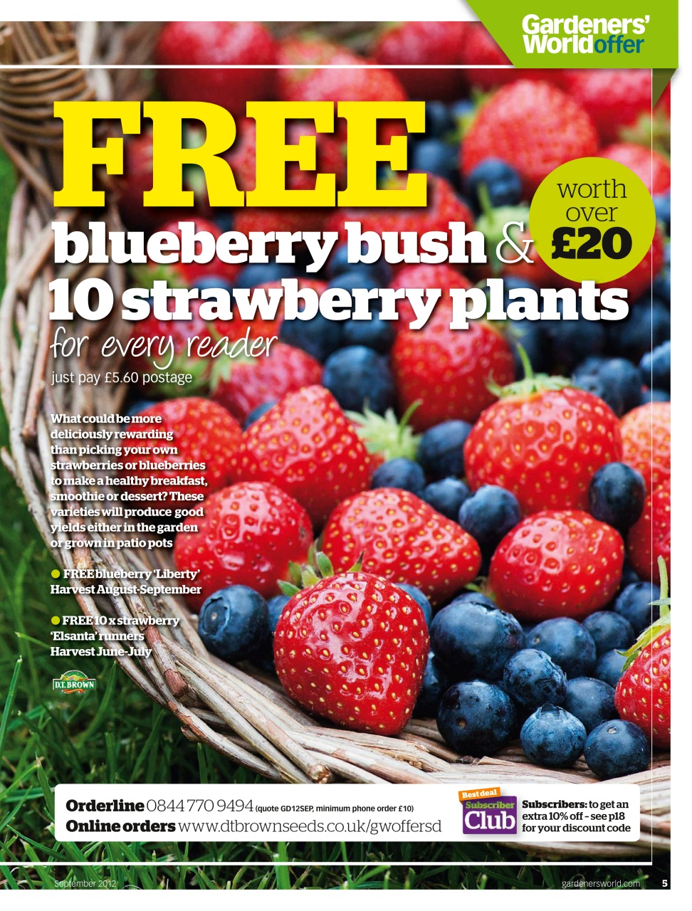 BBC Gardeners’ World Magazine Preview Pages