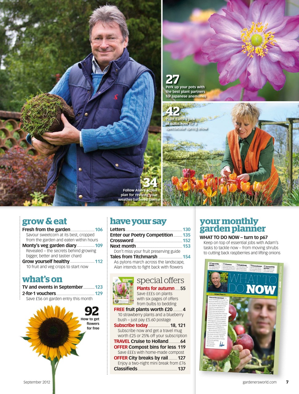 BBC Gardeners’ World Magazine Preview Pages