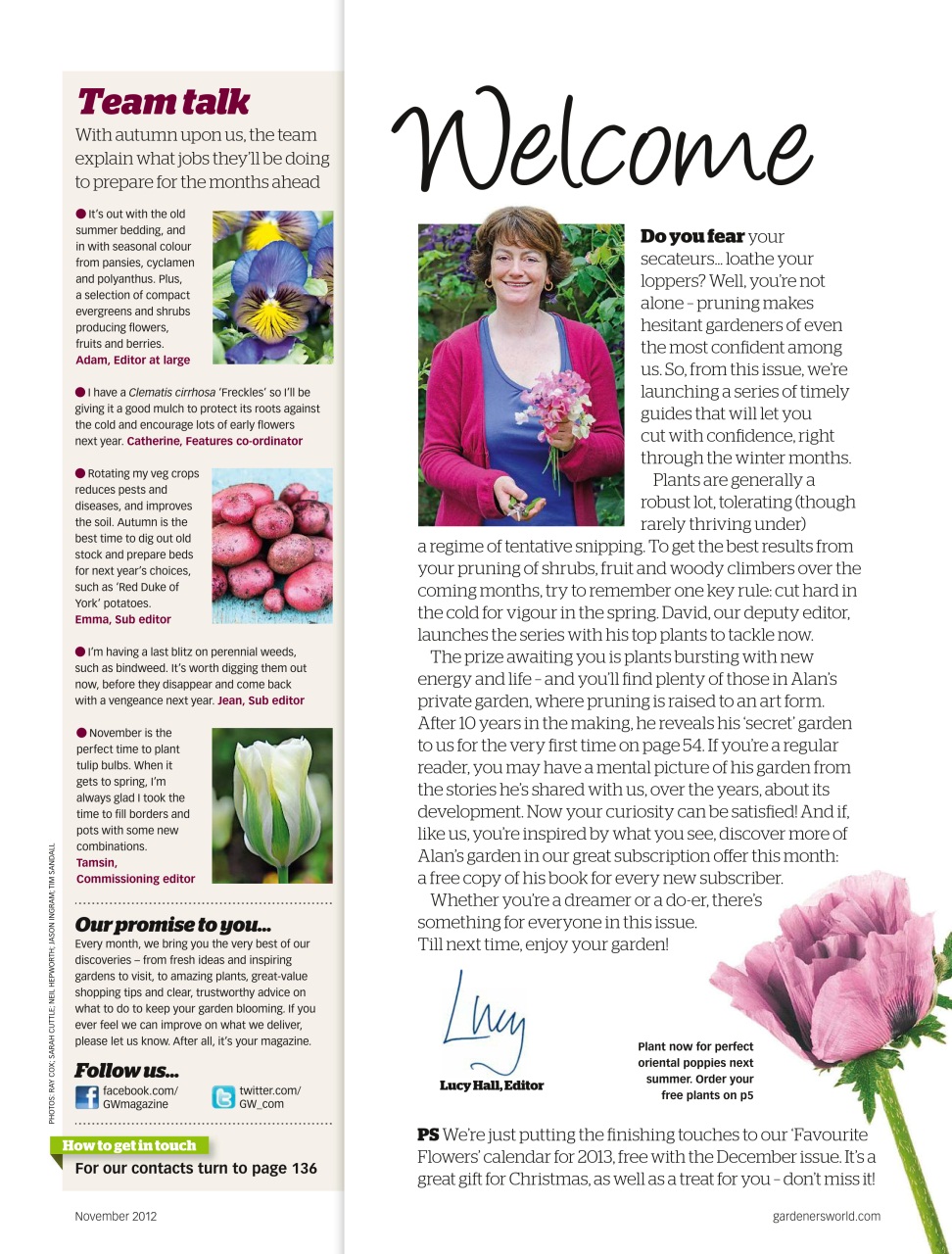 BBC Gardeners’ World Magazine Preview Pages