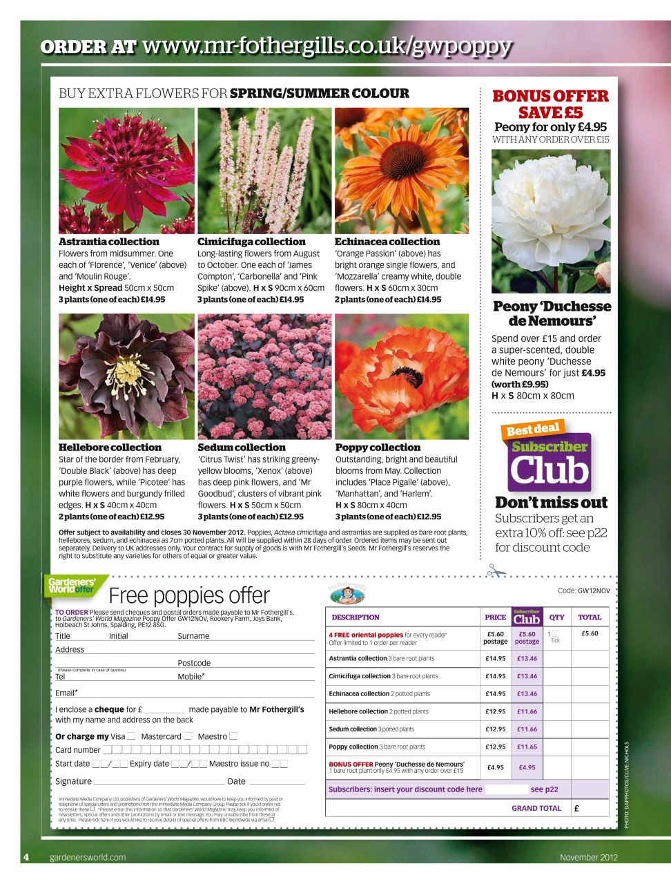 BBC Gardeners’ World Magazine Preview Pages