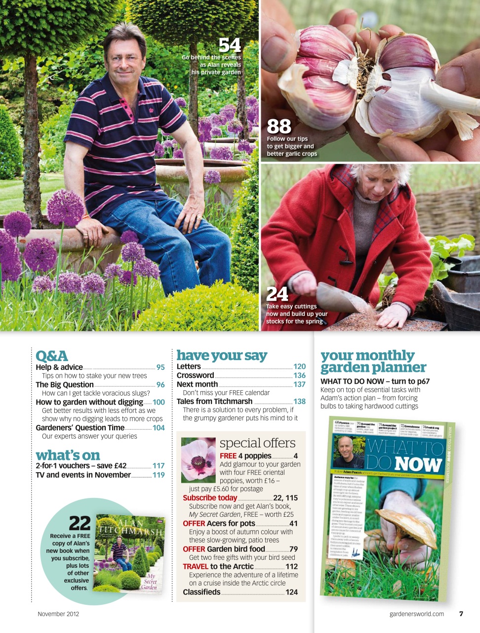 BBC Gardeners’ World Magazine Preview Pages