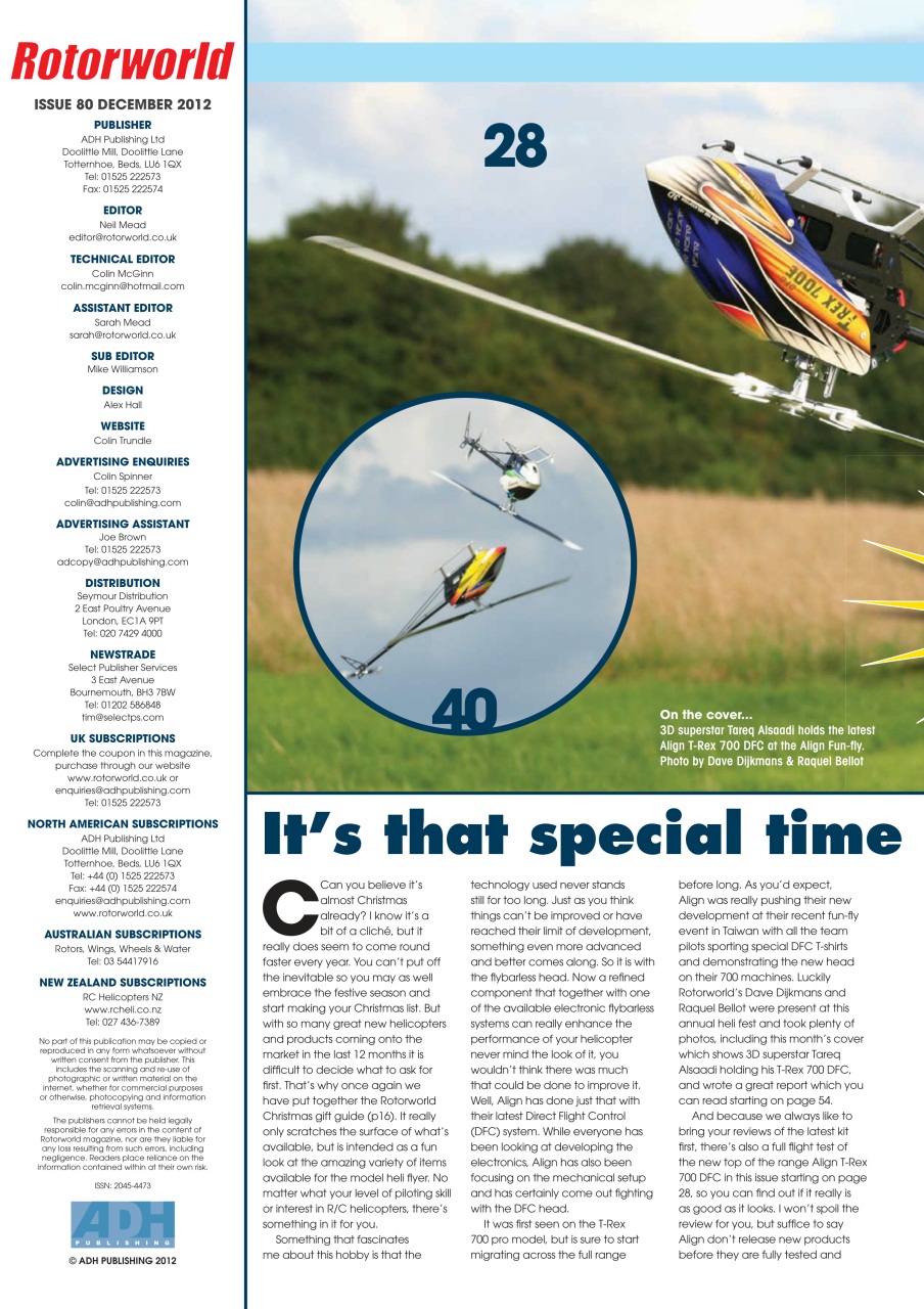 Radio Control Rotor World Preview Pages