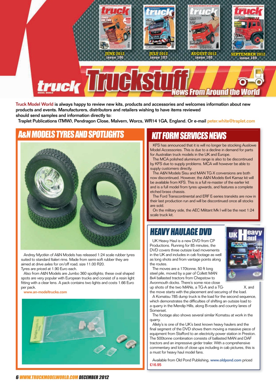 Model Car Truck Motorcycles World Preview Pages