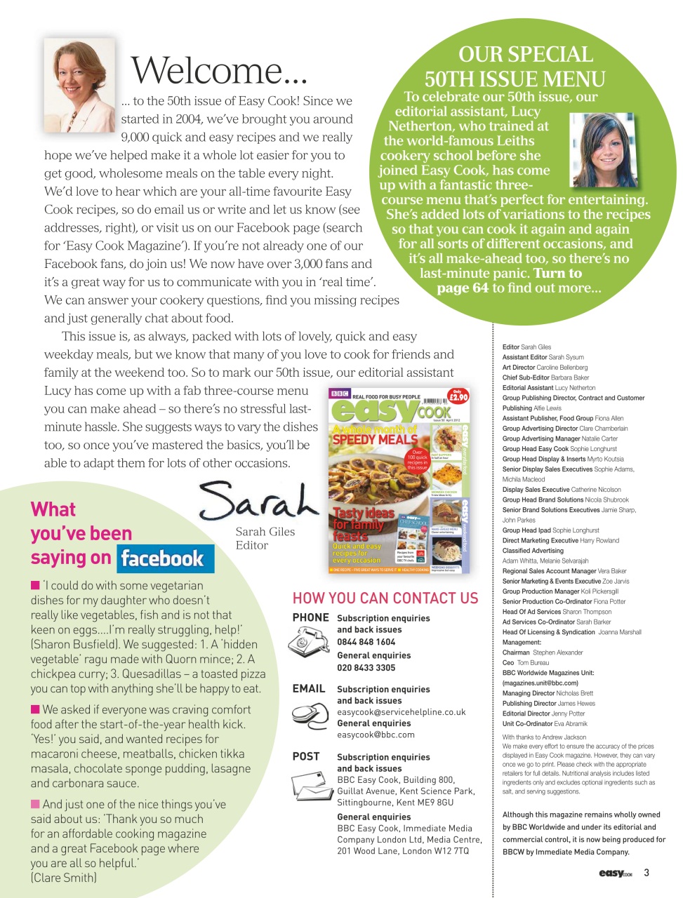 Easy Cook Magazine Preview Pages