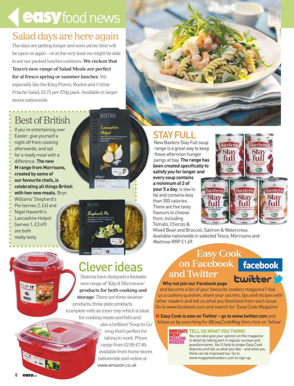 Easy Cook Magazine Preview Pages