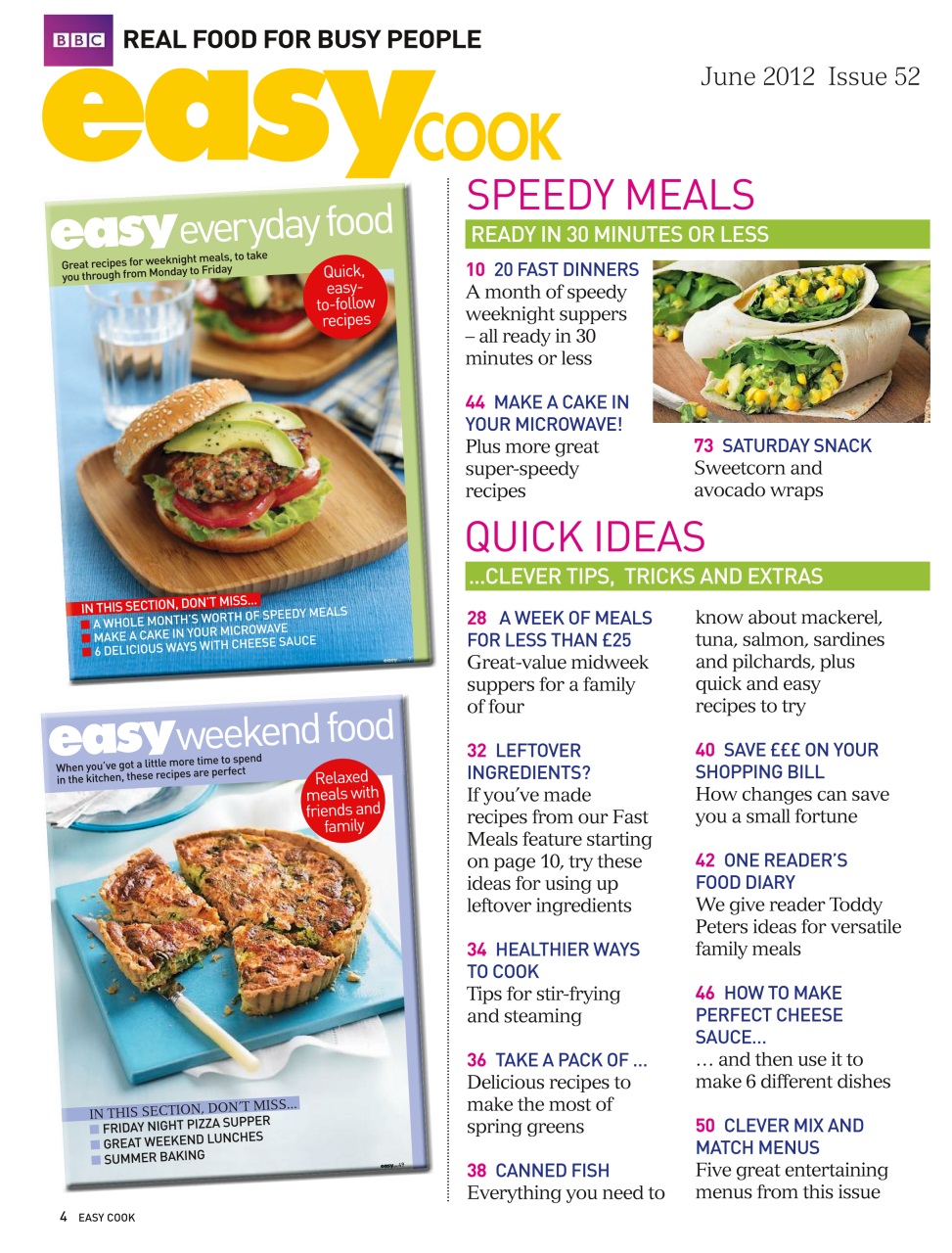 Easy Cook Magazine Preview Pages