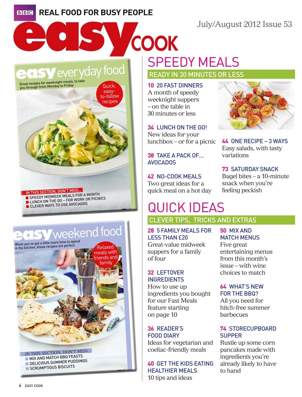 Easy Cook Magazine Preview Pages